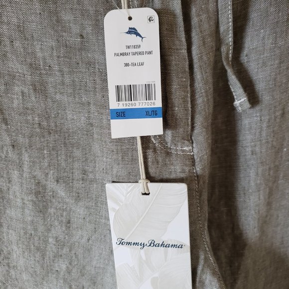 NWT Tommy Bahama Palm Bray Tapered Pants XL - Picture 8 of 9
